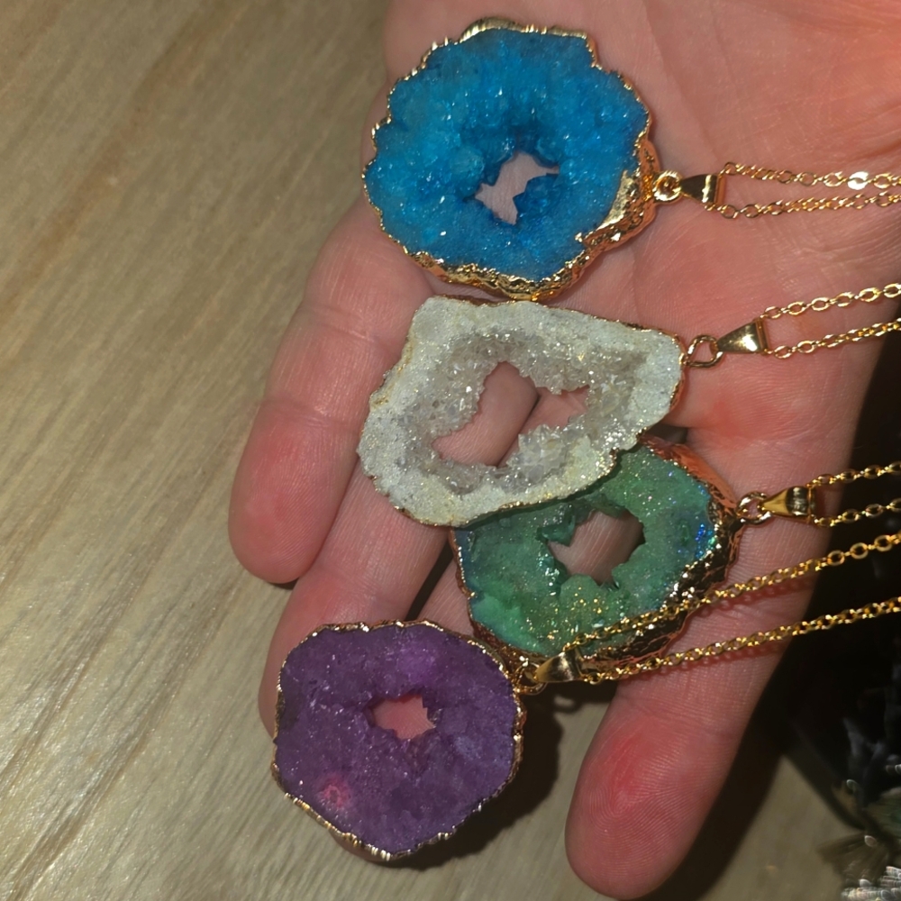 Crystal necklaces!! 💜
